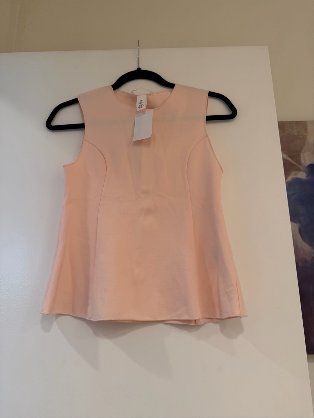 H&M Pale Peach Sleeveless A-Line Tank Top